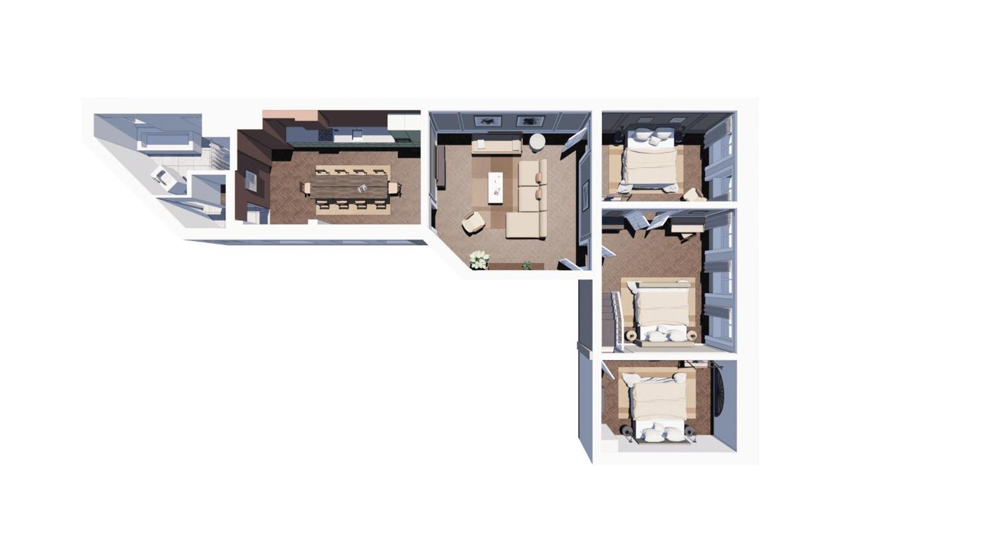 Stylish Spacious Apartment W 3Br In Copenhagen City Eksteriør bilde