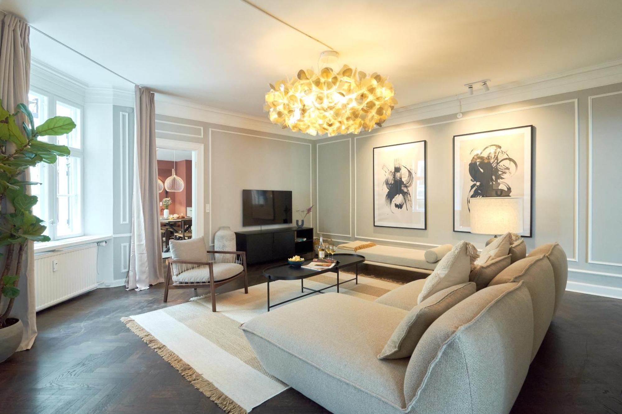 Stylish Spacious Apartment W 3Br In Copenhagen City Eksteriør bilde
